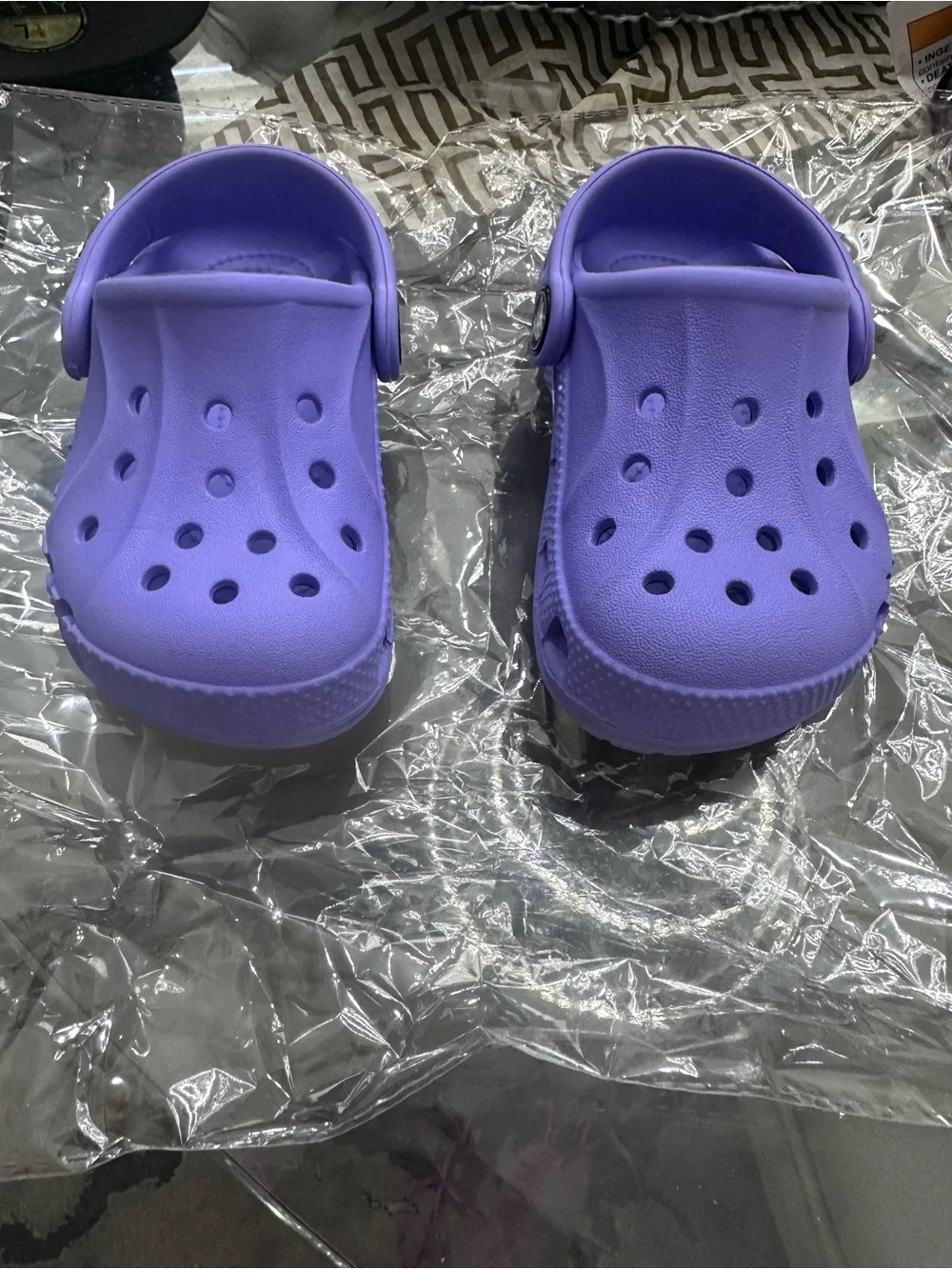 Kids Crocs Purple- Comfortable Slip-On Sandals